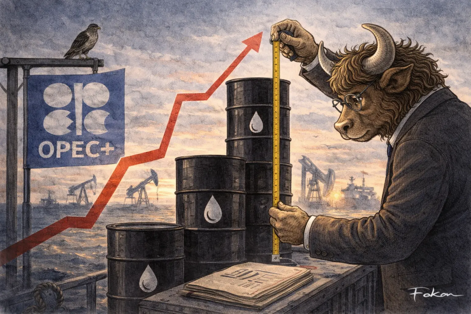 Marché pétrolier : l’OPEP+ augmente sa production de 206 000 barils par jour dès avril