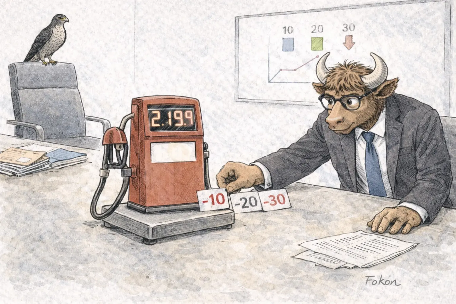 Carburants : le gouvernement réunit les distributeurs et obtient des baisses de 10 à 30 centimes