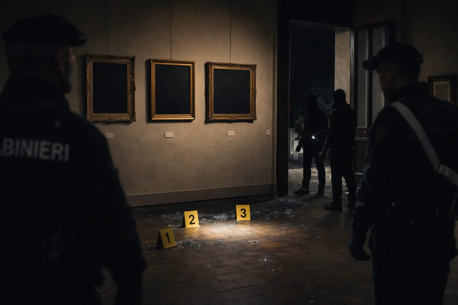 Vol au musée Magnani-Rocca : quatre hommes emportent trois tableaux près de Parme