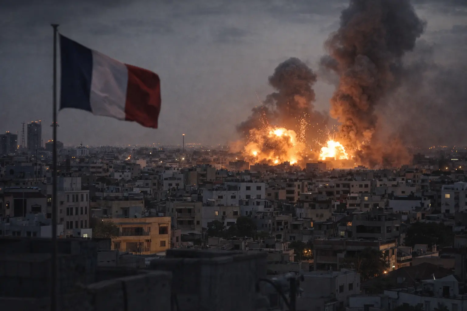 Guerre au Moyen-Orient : les frappes s’étendent, la France bloque des survols