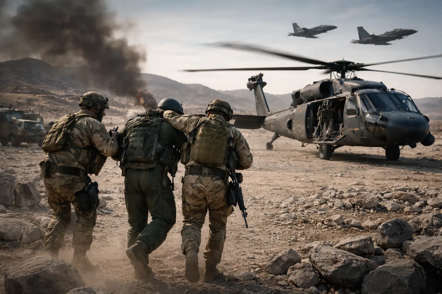 Guerre en Iran : les États-Unis secourent le pilote du F-15E, les frappes se poursuivent