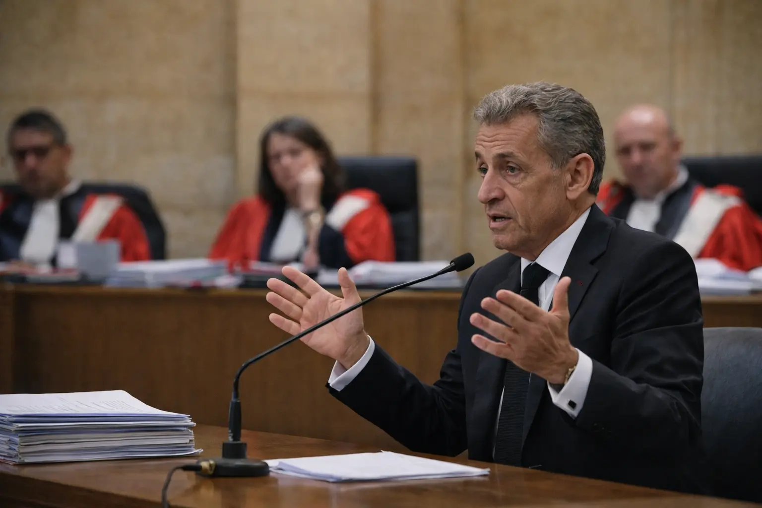 Financement libyen : Nicolas Sarkozy réaffirme son innocence devant la cour d’appel