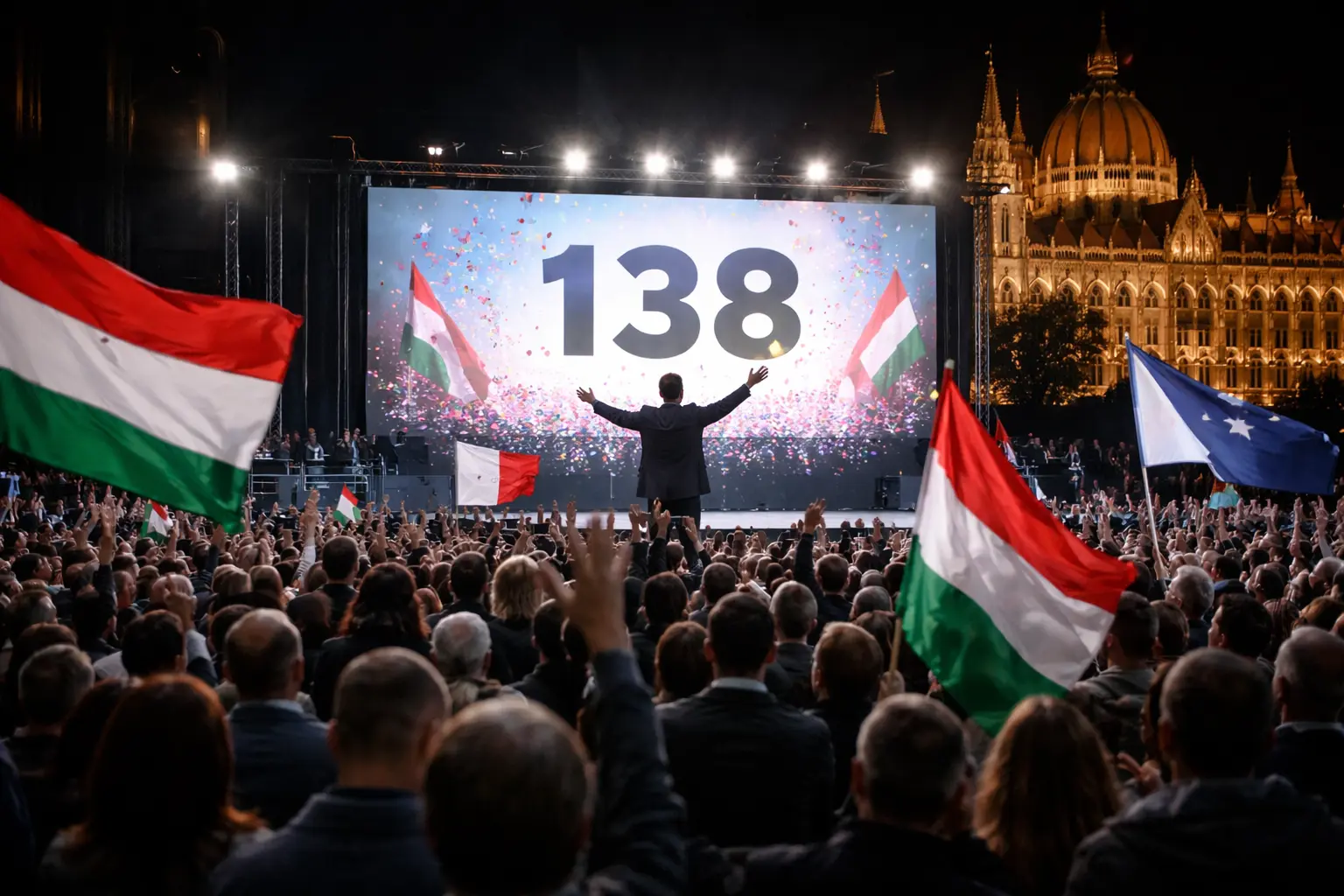 Hongrie : le parti Tisza remporte 138 sièges face au Fidesz