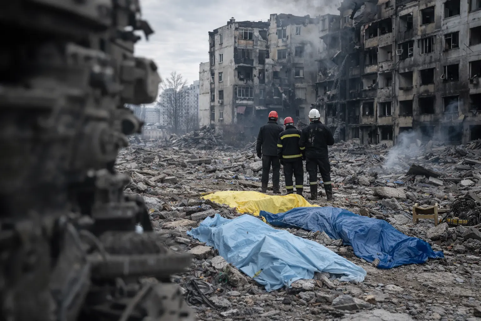 Ukraine : la Russie frappe, 19 morts, les alliés relancent l’aide militaire