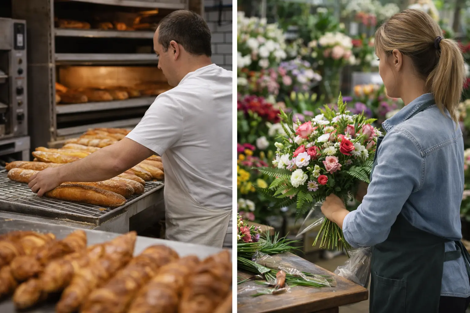 1er-Mai : le gouvernement autorise les boulangers et les fleuristes à employer des salariés