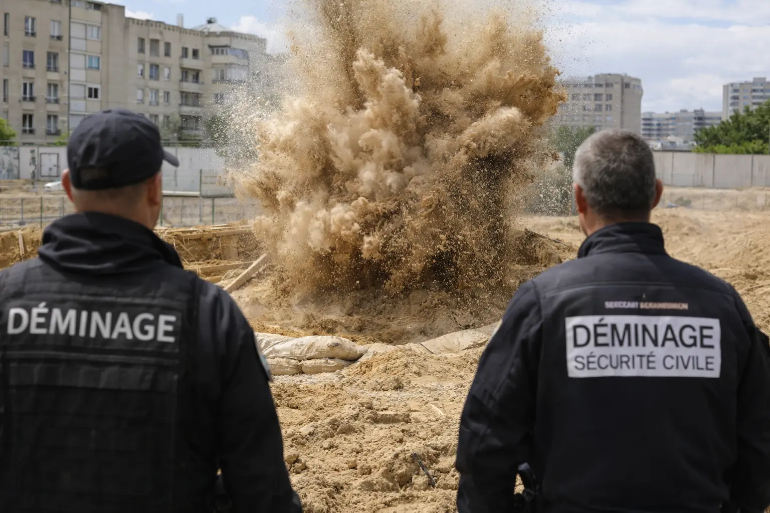 Bombe de Colombes : les démineurs détruisent un engin de 225 kilos