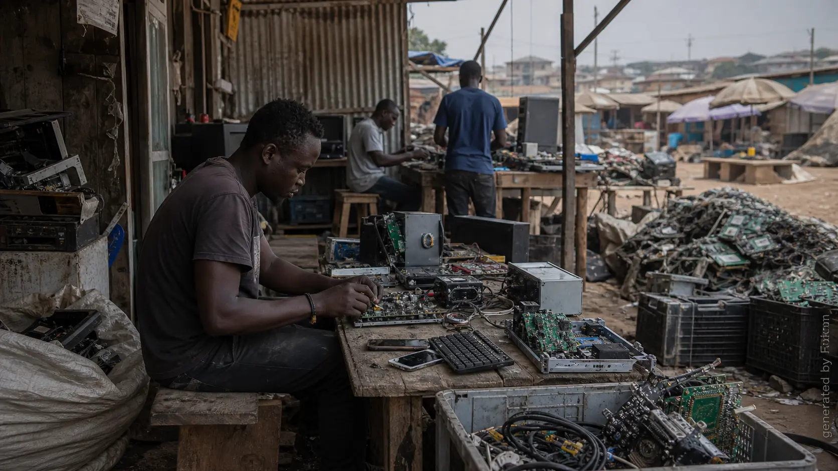 Environnement : au Ghana, les déchets électroniques alimentent un marché informel