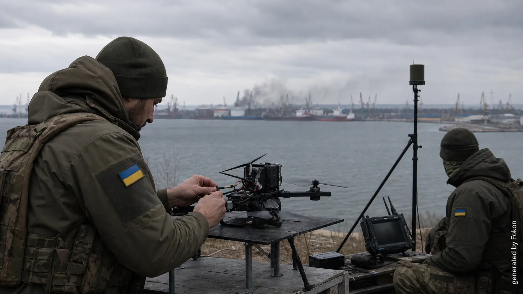 Guerre en Ukraine : Kiev frappe des ports russes et déploie des drones intercepteurs