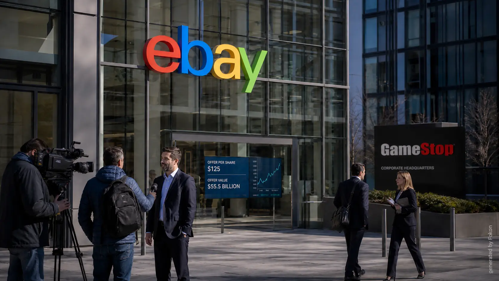 GameStop lance une offre de 55,5 milliards de dollars pour racheter eBay