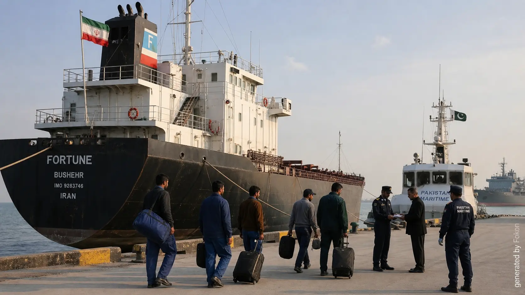 International : les États-Unis remettent au Pakistan un navire iranien saisi