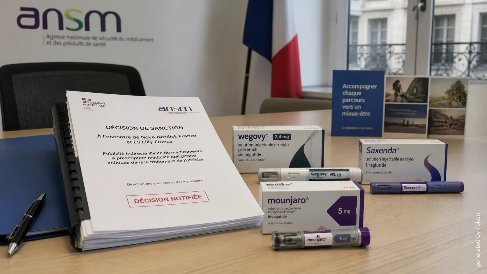 Traitements anti-obésité : l’ANSM sanctionne Novo Nordisk et Eli Lilly pour publicité illégale