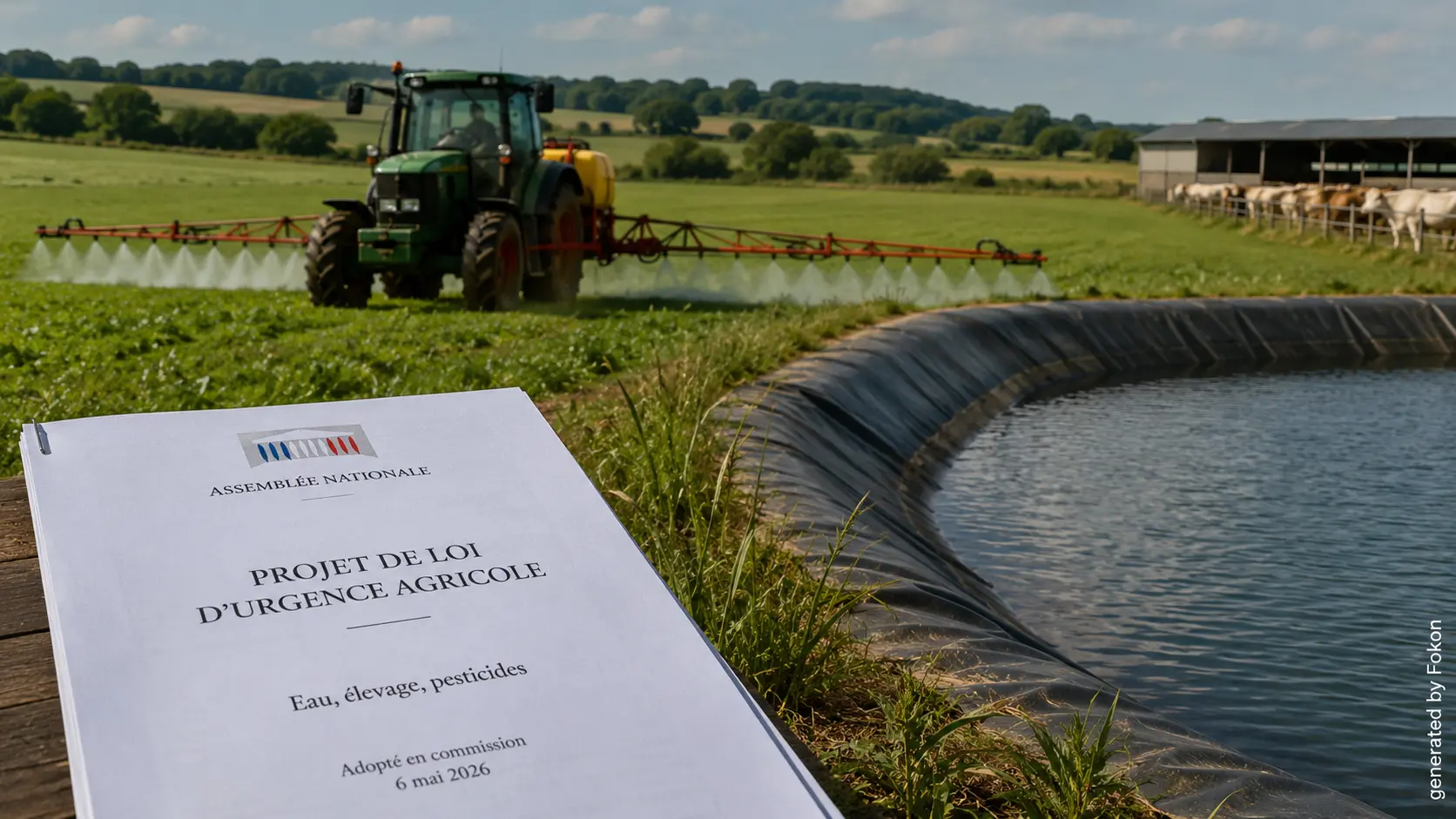 Projet de loi d’urgence agricole : les députés adoptent en commission un texte sur l’eau, l’élevage et les pesticides