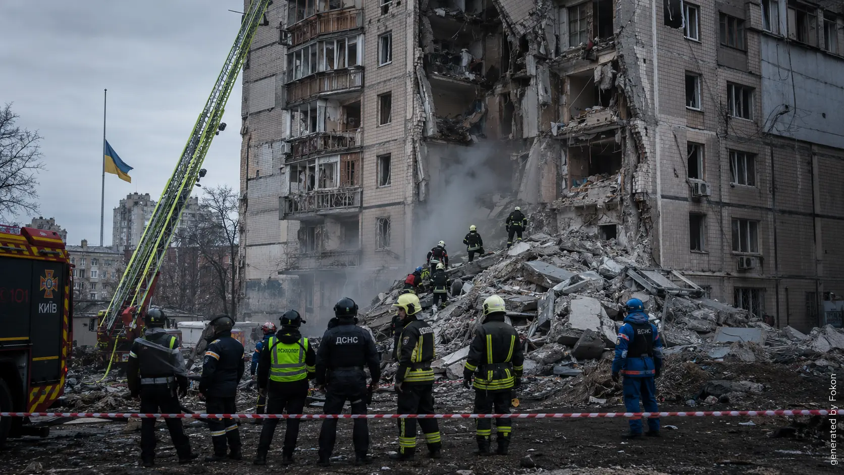 Guerre en Ukraine : la Russie lance plus de 1 500 drones et missiles en 48 heures, bilan provisoire de 21 morts à Kiev