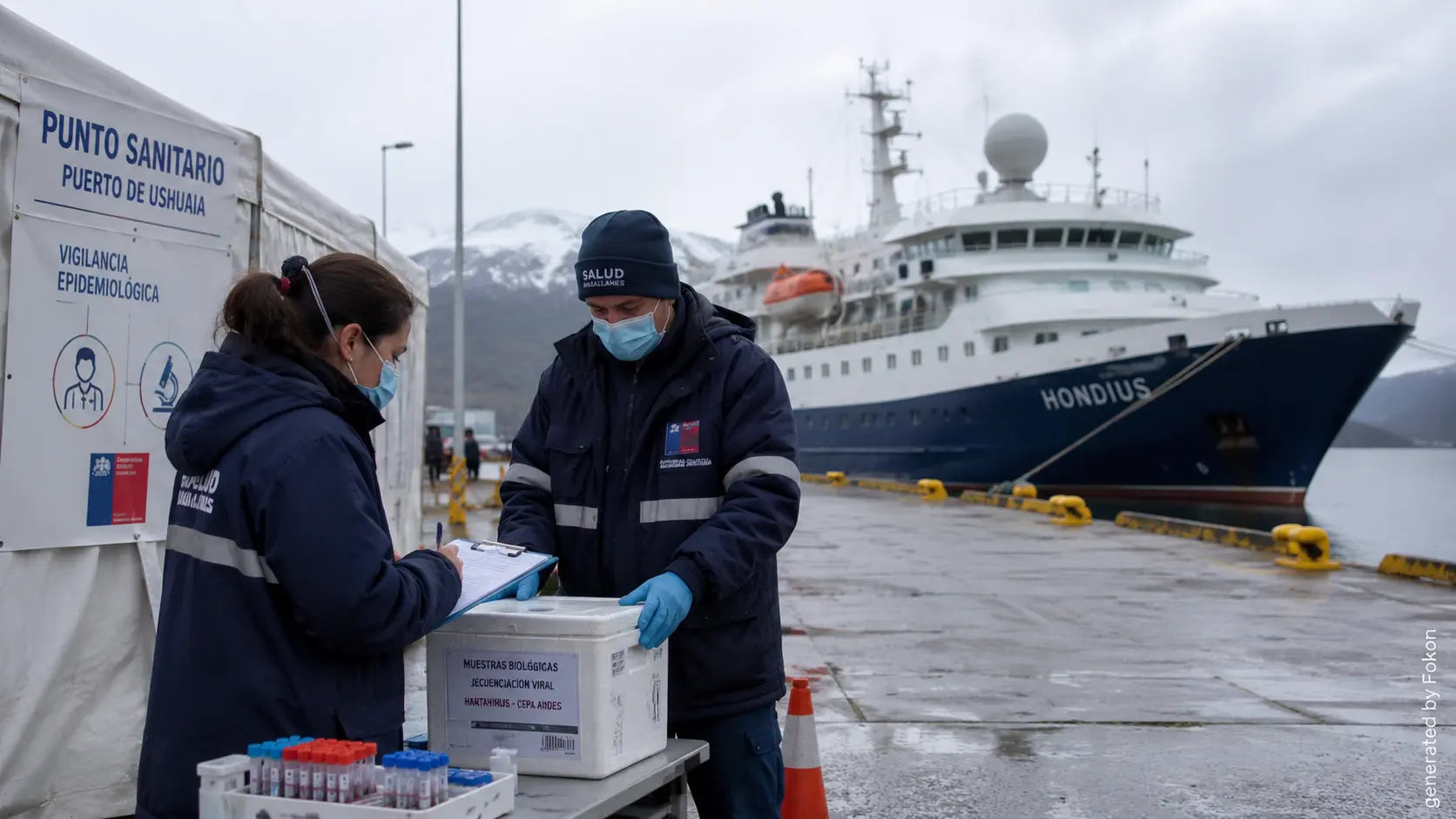 Hantavirus : séquençage de la souche Andes, quarantaines et surveillance des cas contacts