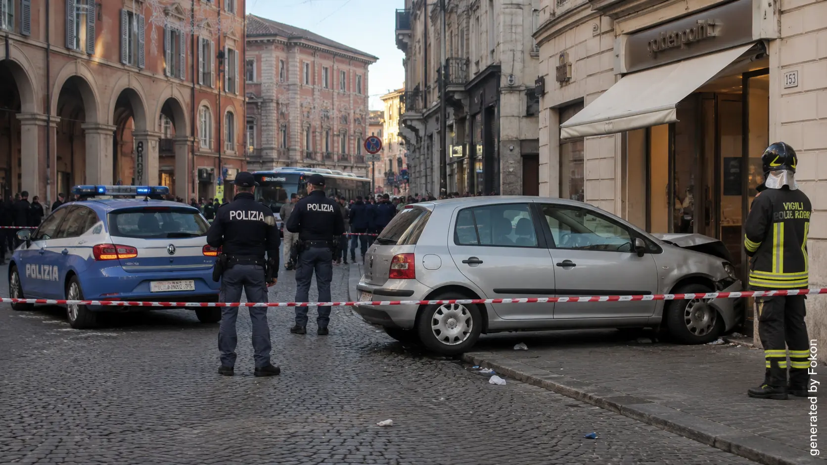 Attaque à la voiture-bélier à Modène : huit blessés, un suspect interpellé après des antécédents psychiatriques
