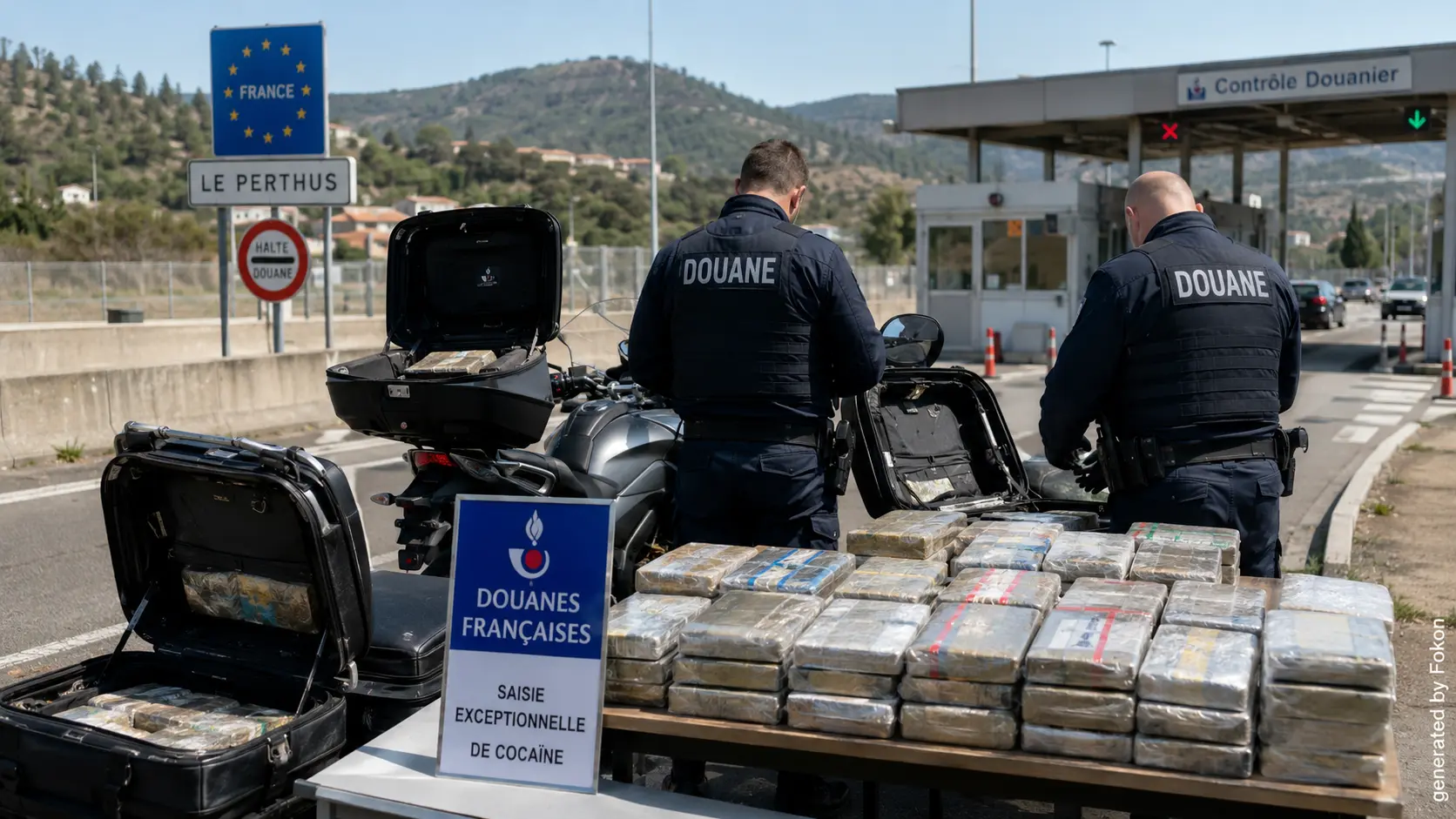 Justice : un motard condamné pour 71,5 kg de cocaïne saisis à la frontière franco-espagnole