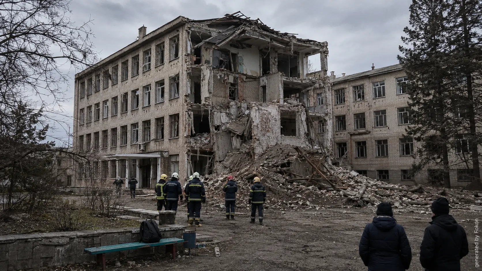 Guerre en Ukraine : frappe sur un lycée à Louhansk occupée, six morts et 15 disparus selon Moscou