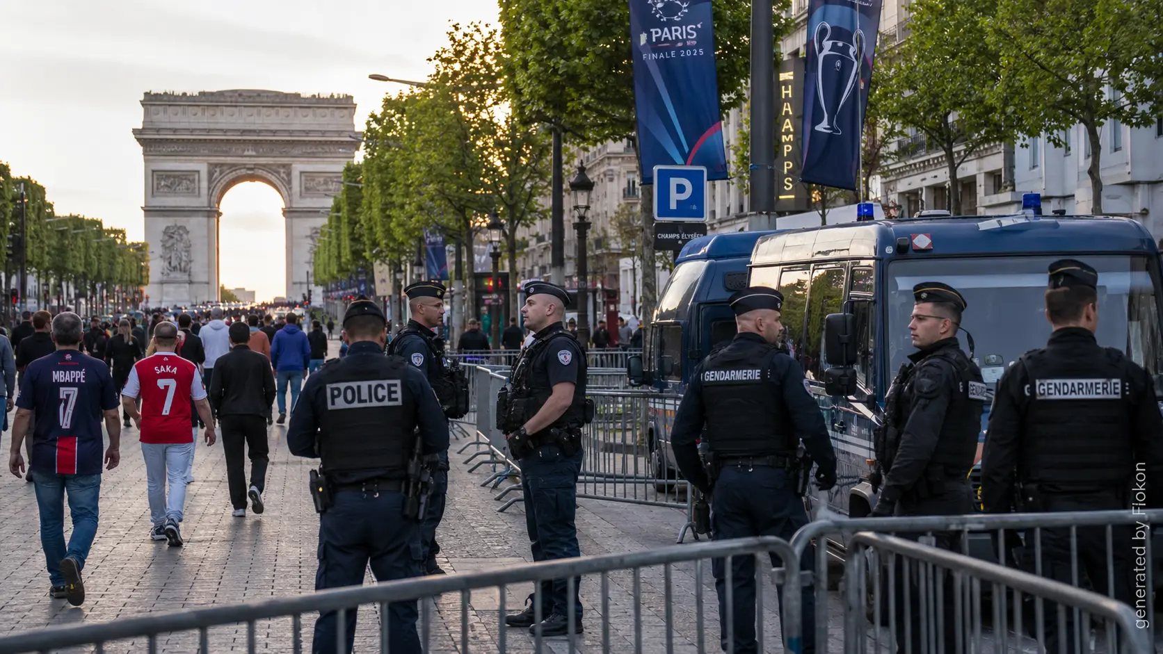 Ligue des champions : 22 000 policiers et gendarmes déployés en France pour la finale PSG-Arsenal