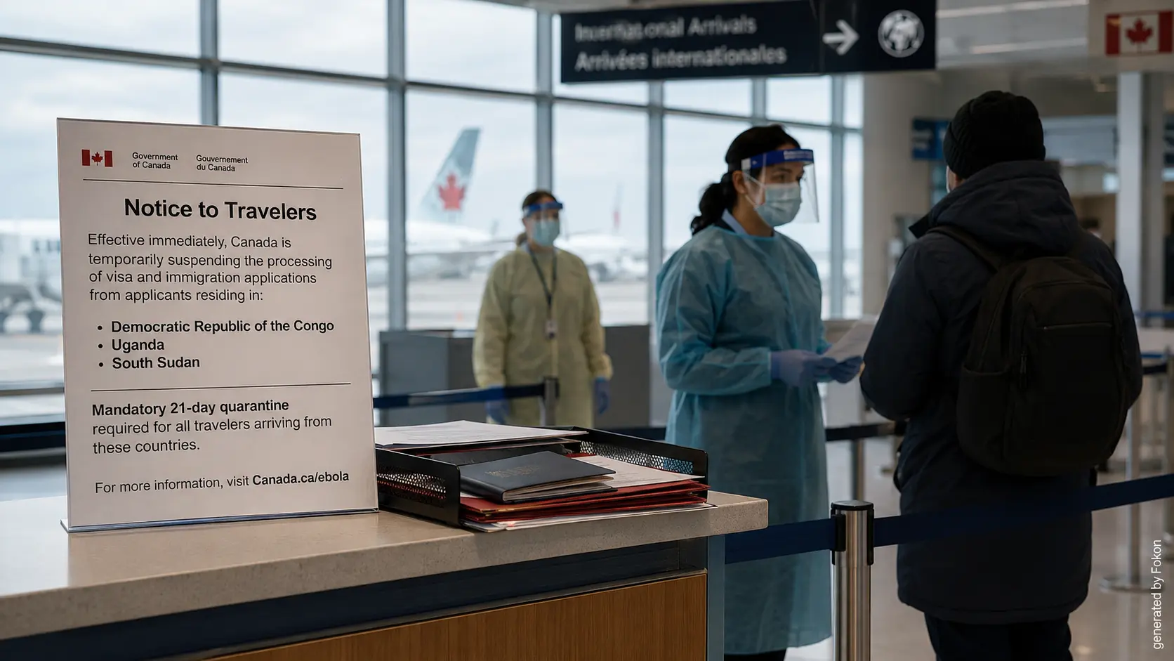International : le Canada suspend 24 000 dossiers d’immigration pour trois pays touchés par Ebola