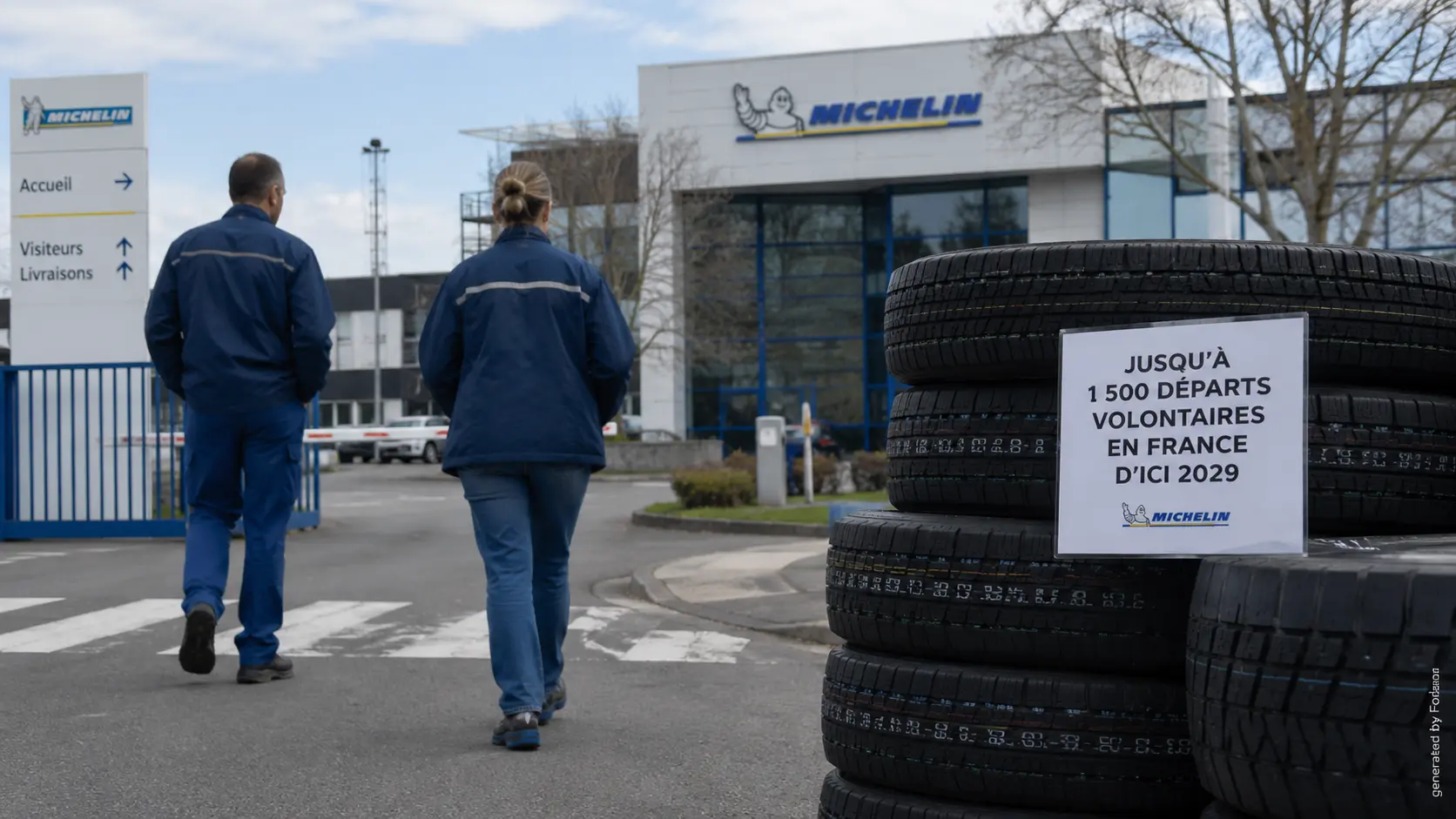 Michelin : jusqu’à 1 500 départs volontaires en France d’ici 2029 pour réduire les coûts