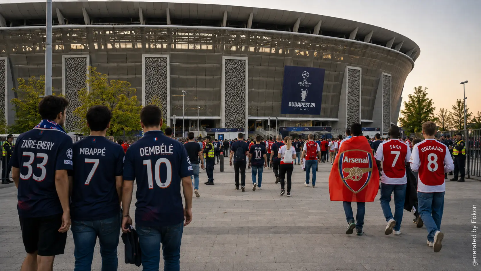 Ligue des champions : le PSG affronte Arsenal en finale à Budapest pour un deuxième titre consécutif