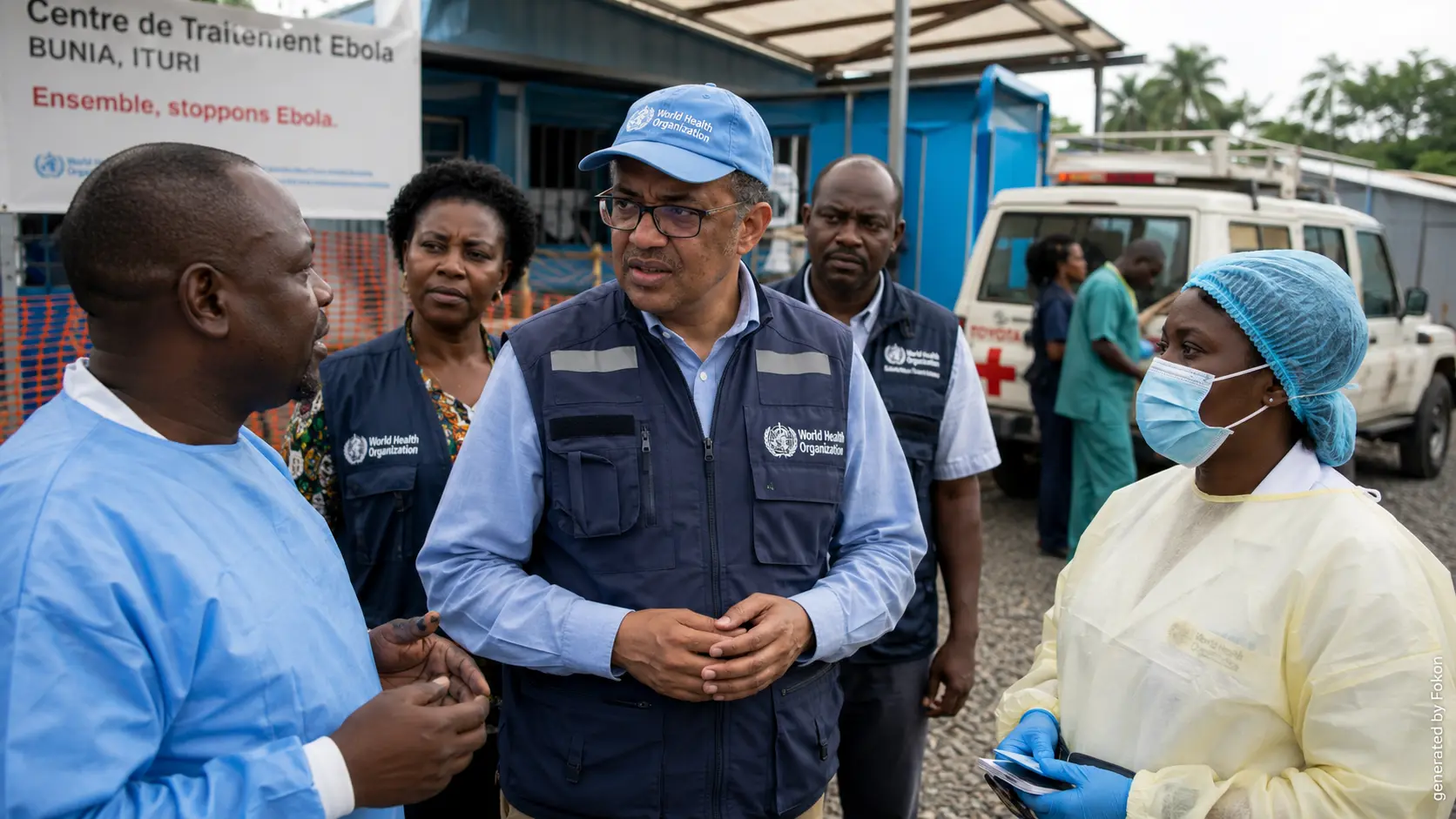 Épidémie d’Ebola en RDC : l’OMS recommande des essais cliniques et son directeur visite l’épicentre en Ituri