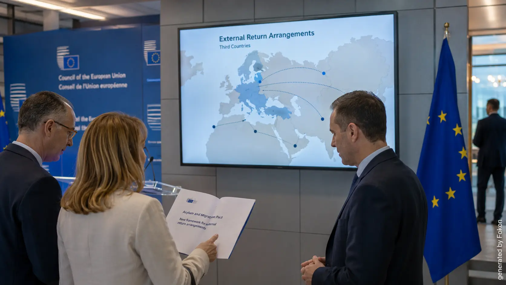 International : l’UE autorise la création de « hubs de retour » pour migrants en dehors de son territoire
