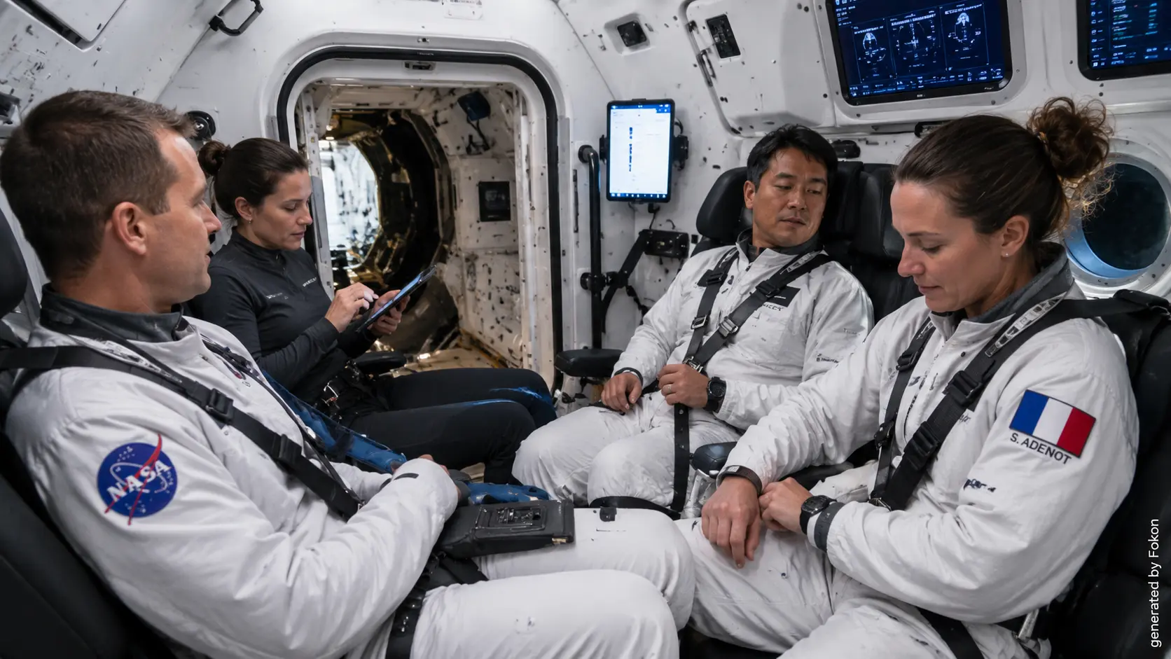 ISS : les astronautes, dont Sophie Adenot, brièvement mis à l’abri après une fuite d’air sur le module russe Zvezda