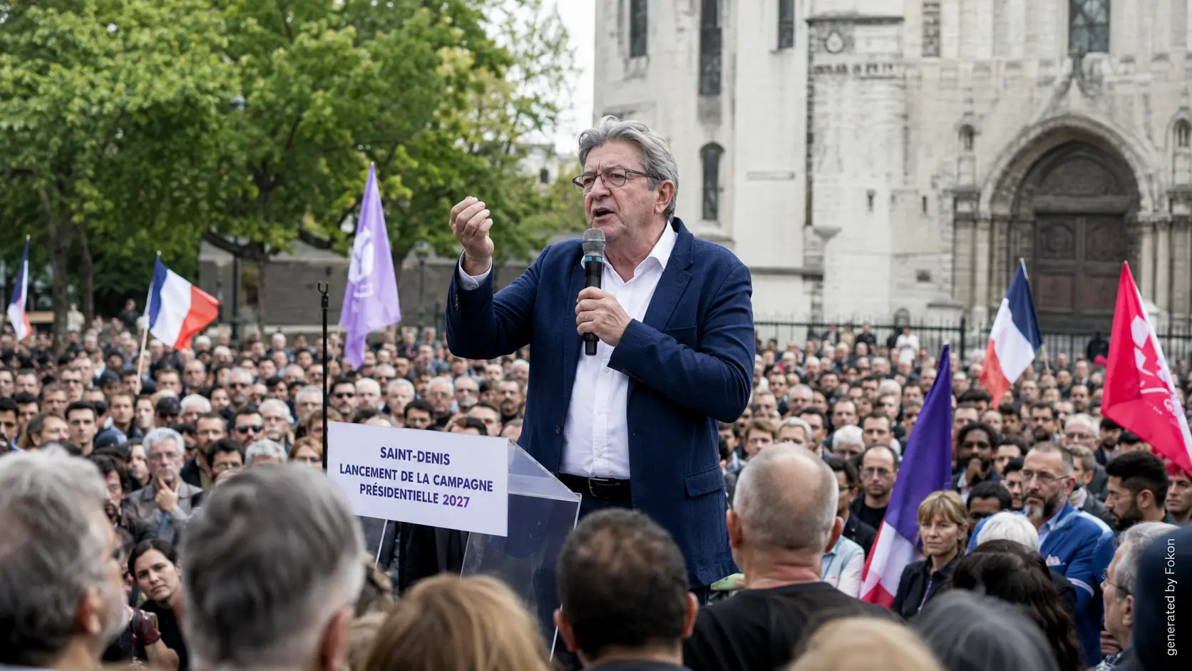 Présidentielle 2027 : Jean-Luc Mélenchon lance sa campagne à Saint-Denis et cible le RN sur le « suprémacisme »