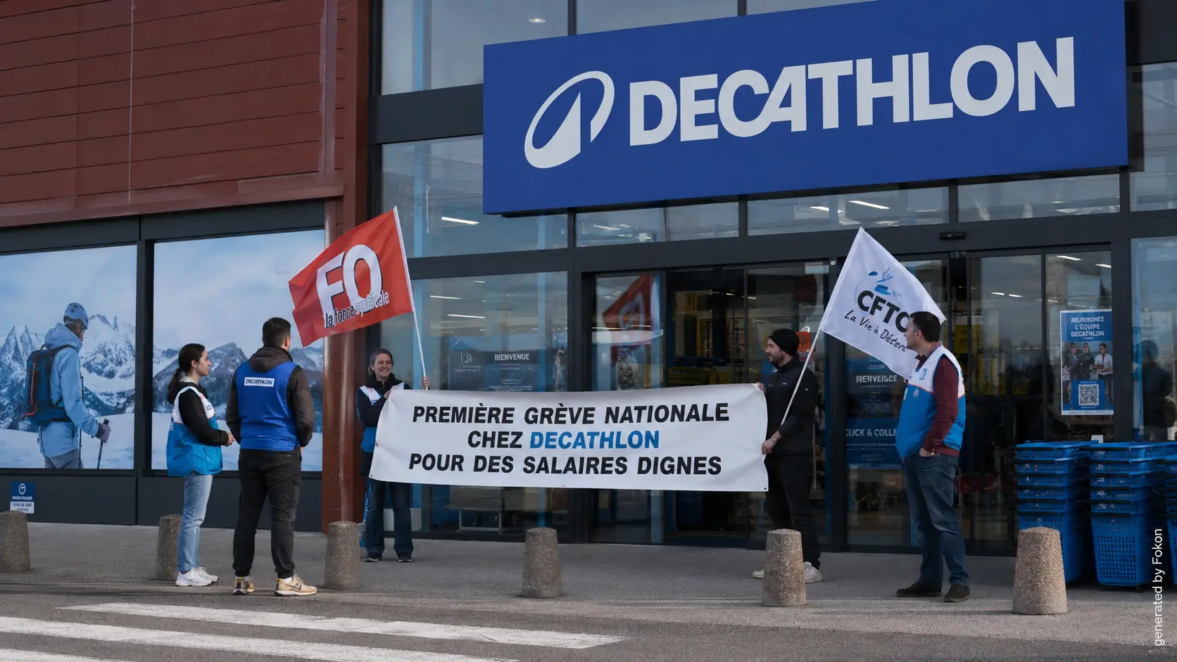 Social : Decathlon connaît sa première grève nationale pour des salaires sous le SMIC