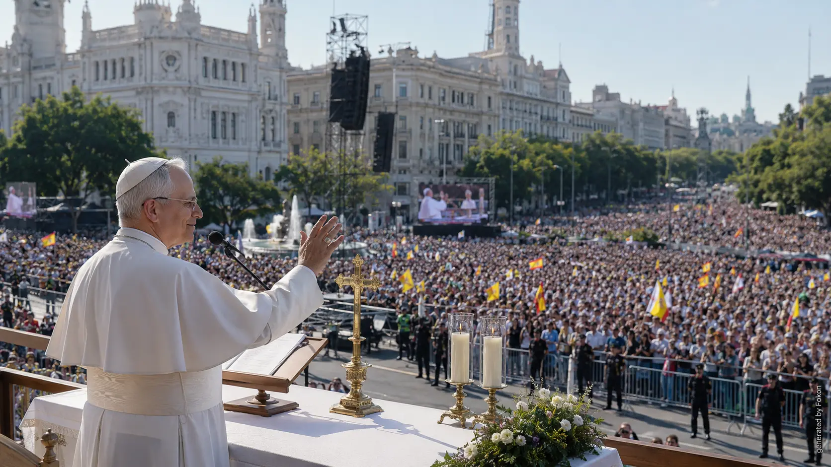 Visite du pape Léon XIV en Espagne : plus de 1,2 million de fidèles rassemblés à Madrid pour une messe historique