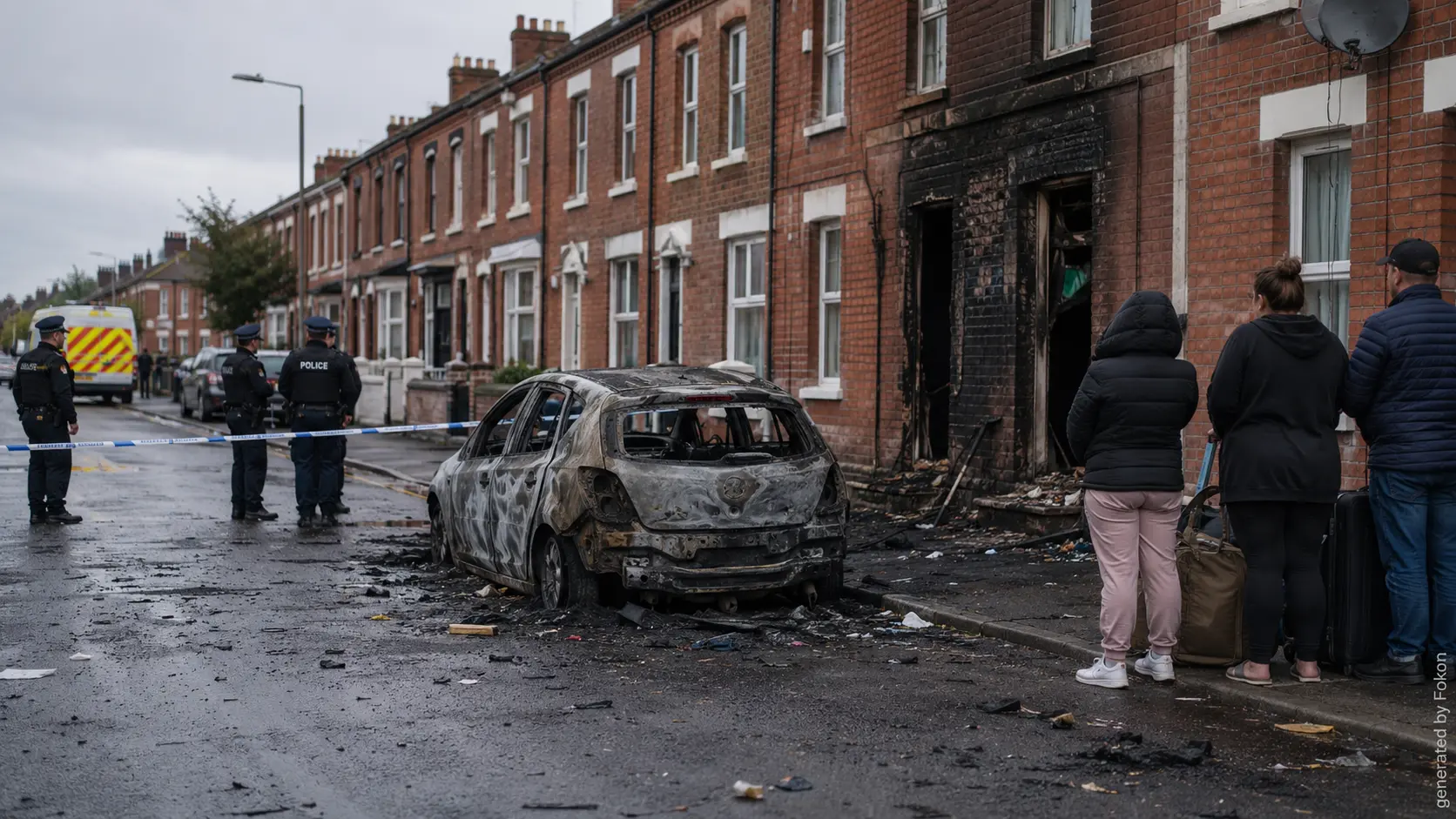 Belfast : un réfugié soudanais inculpé après une attaque au couteau, des émeutes anti-immigrés éclatent