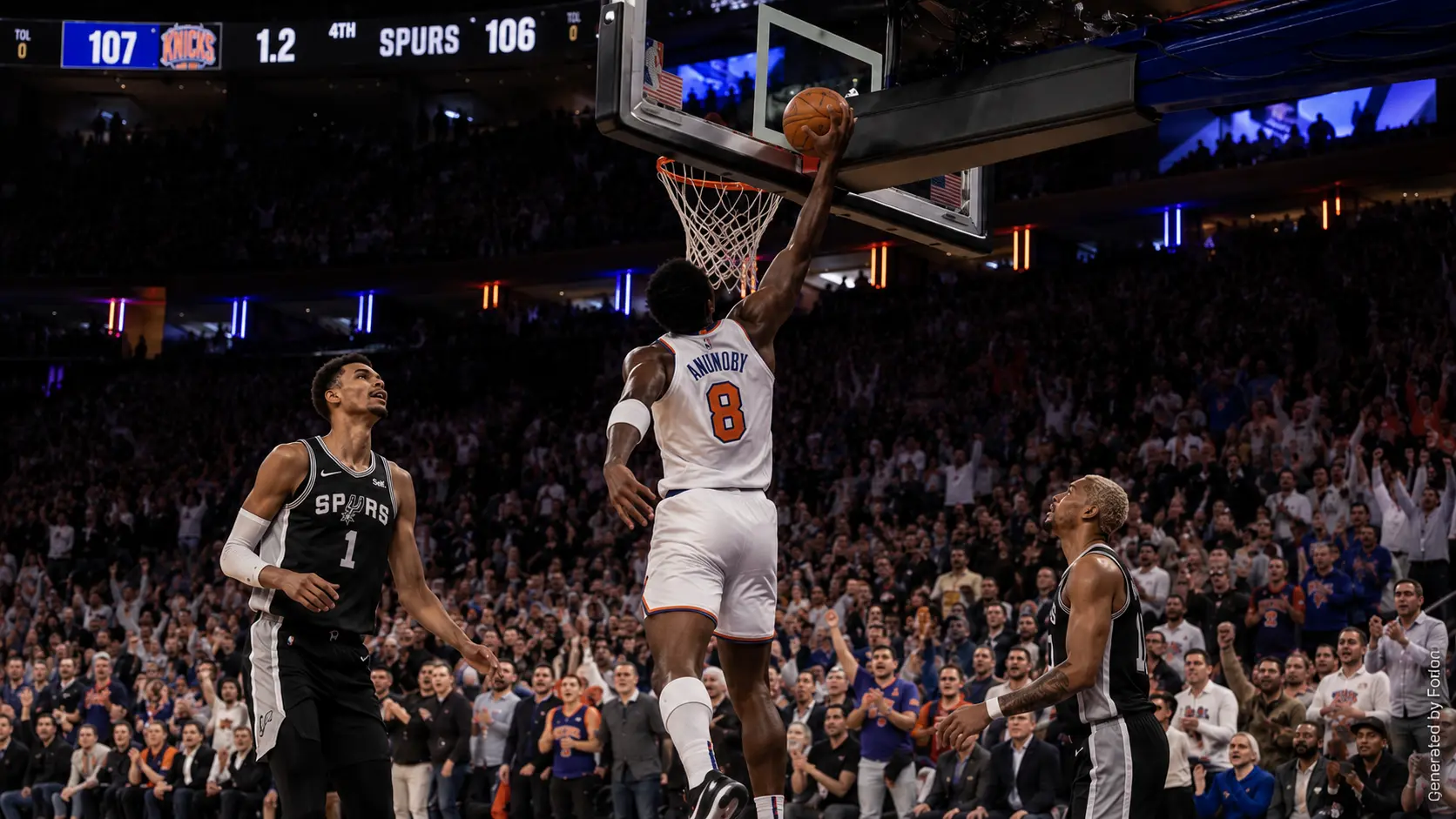 NBA : les Knicks réalisent la plus grande remontée de l'histoire des Finales et mènent 3-1 face aux Spurs