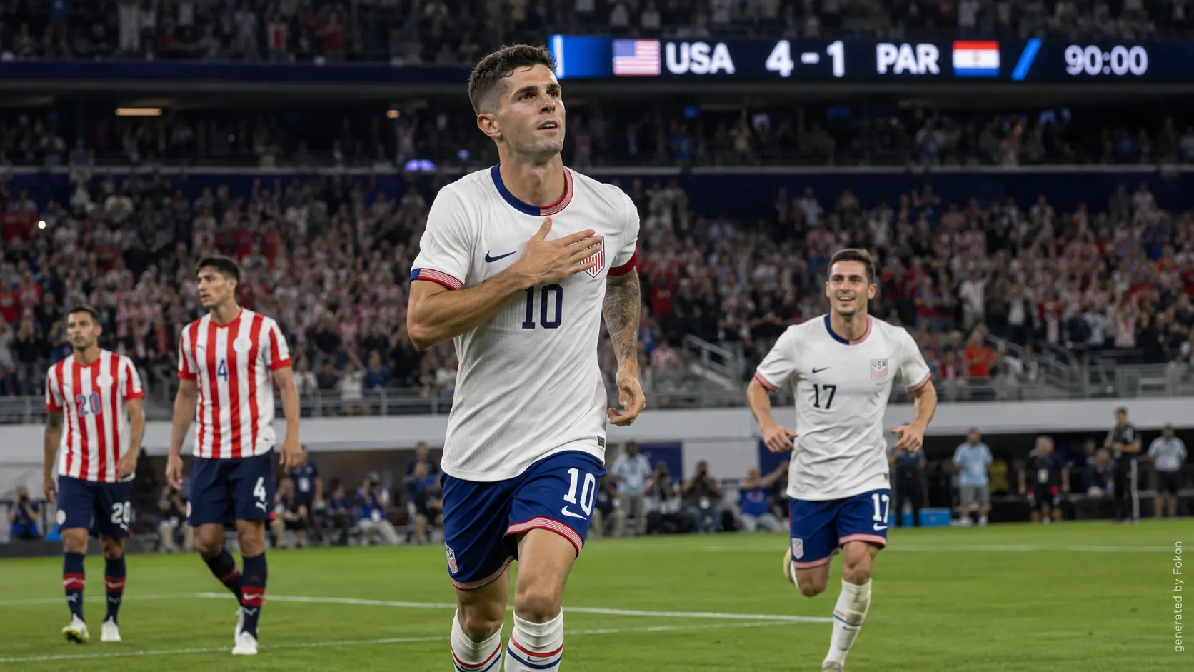 Coupe du monde 2026 : les États-Unis s’imposent 4-1 face au Paraguay pour leur entrée en lice