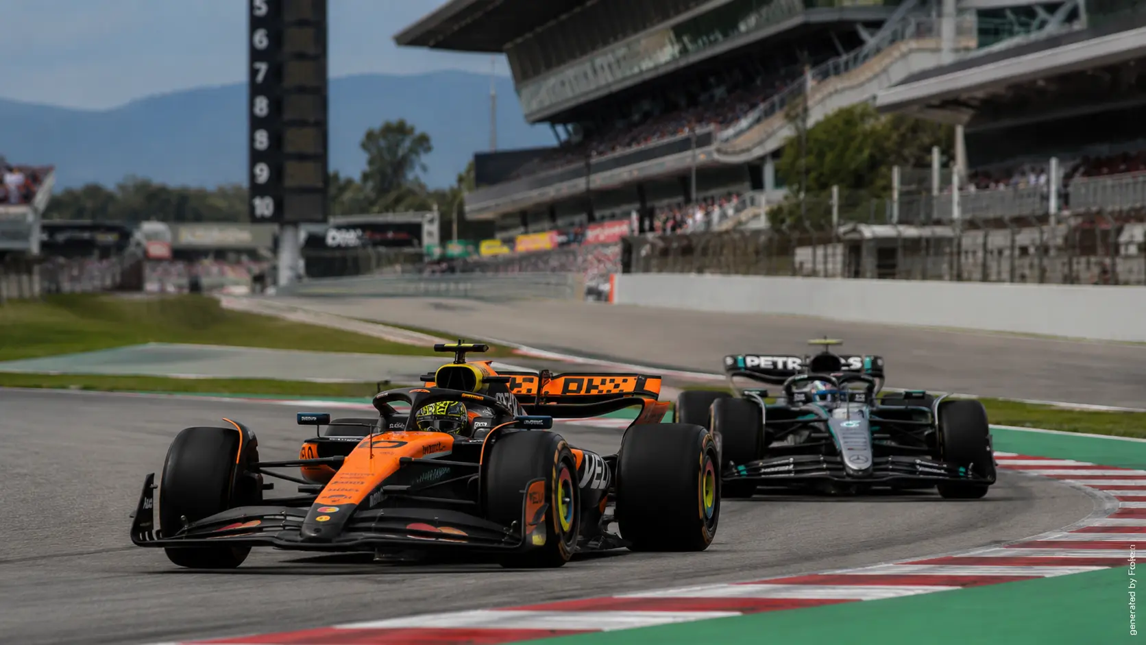 Grand Prix de Catalogne : Norris et Russell en tête des essais libres avant les qualifications
