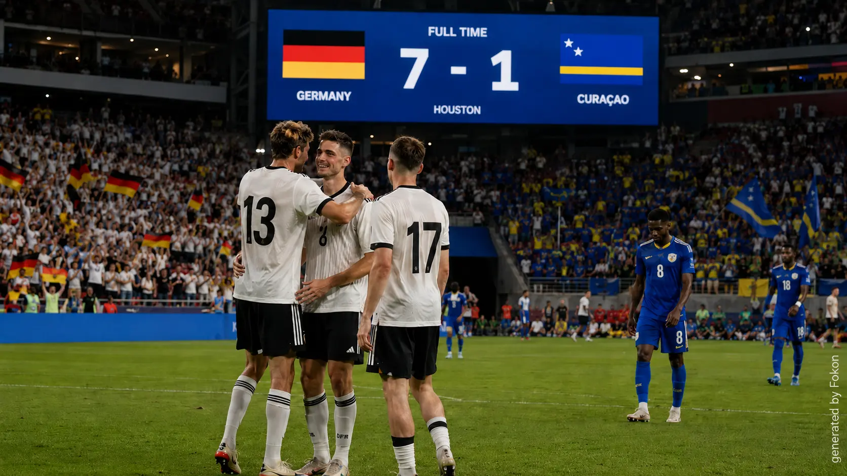 Coupe du monde 2026 : l’Allemagne domine Curaçao et lance son tournoi avec un large succès (7-1)