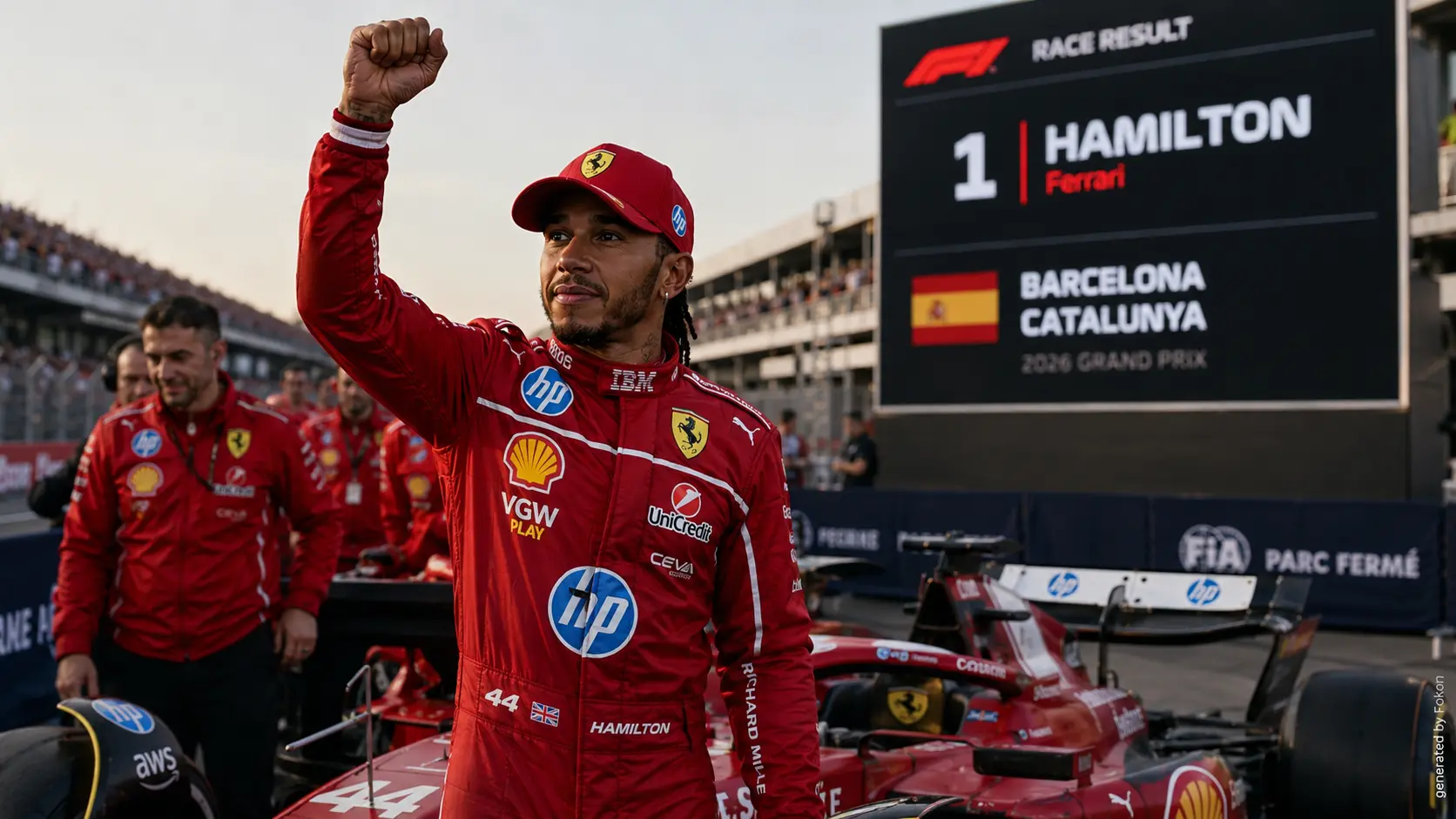 Grand Prix de Catalogne : Lewis Hamilton remporte sa première victoire avec Ferrari