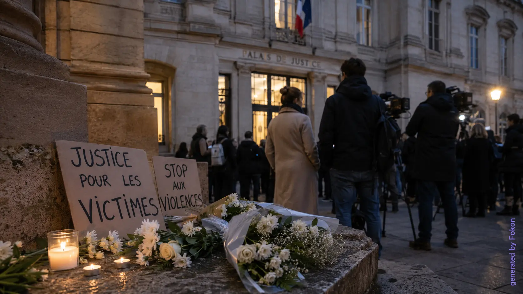 Violences en France : une série d’affaires judiciaires et d’hommages après des agressions et féminicides