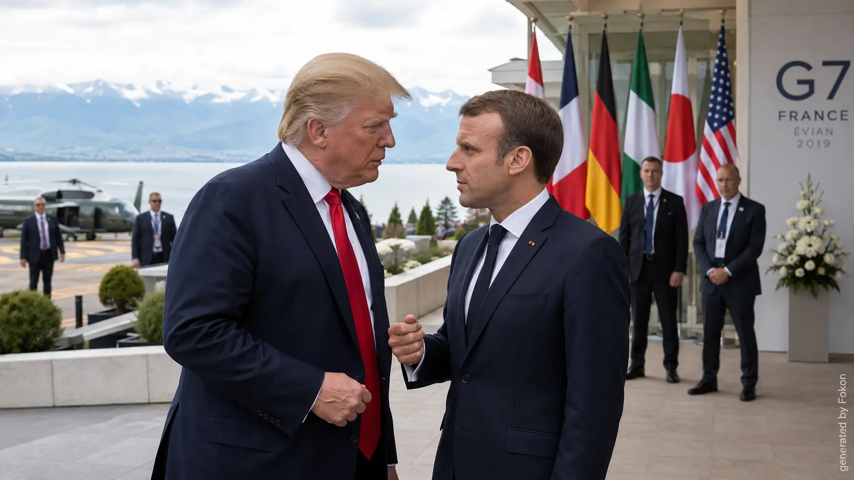 G7 à Évian : Donald Trump arrive après un accord américano-iranien et des tensions commerciales