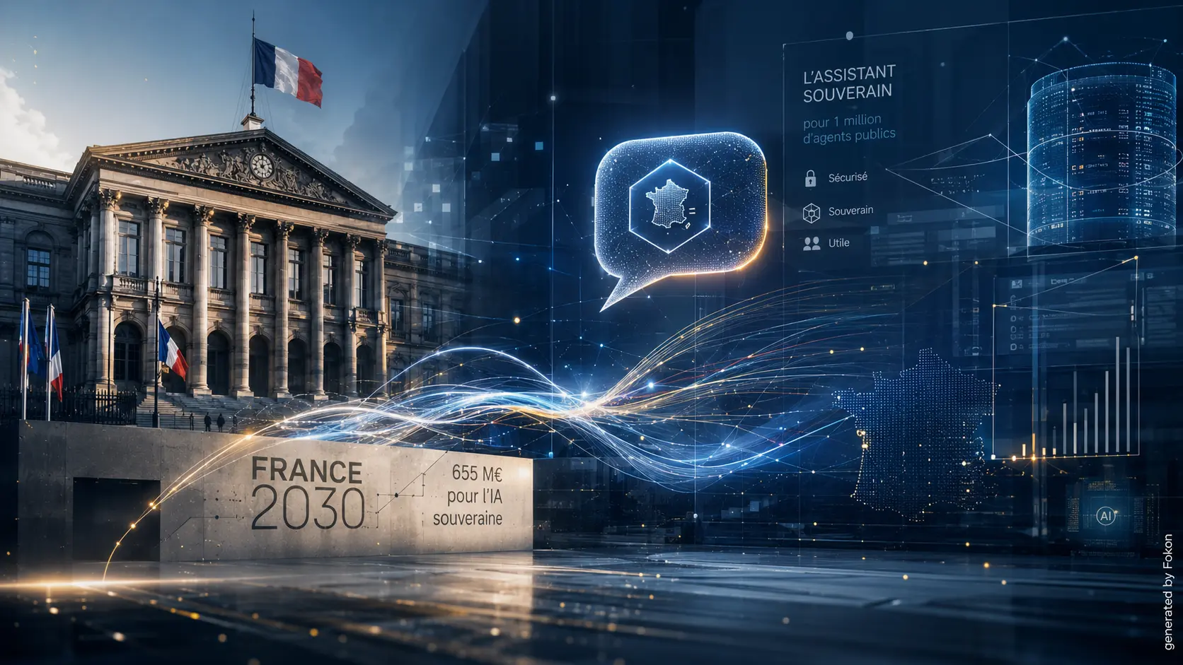 Intelligence artificielle : la France investit 655 millions d’euros et généralise un assistant souverain pour la fonction publique