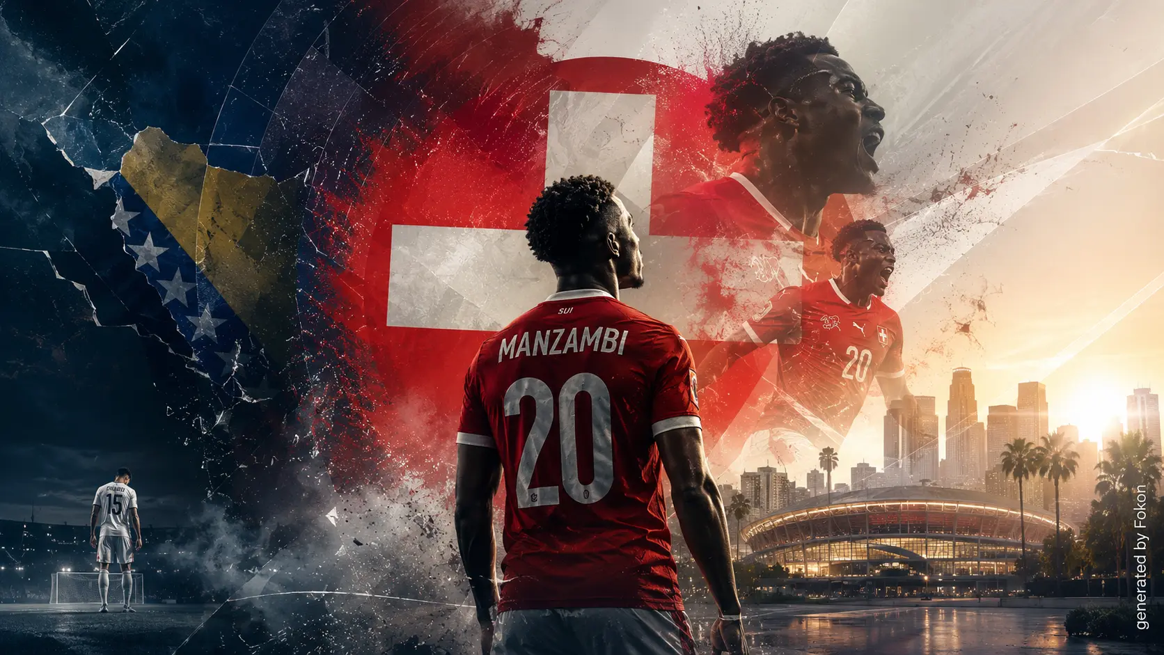 Coupe du monde 2026 : la Suisse s'impose face à la Bosnie-Herzégovine (4-1) et prend la tête du groupe B