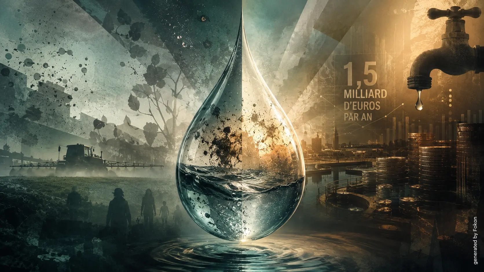 Environnement : la dépollution de l’eau aux pesticides coûte 1,5 milliard d’euros aux consommateurs