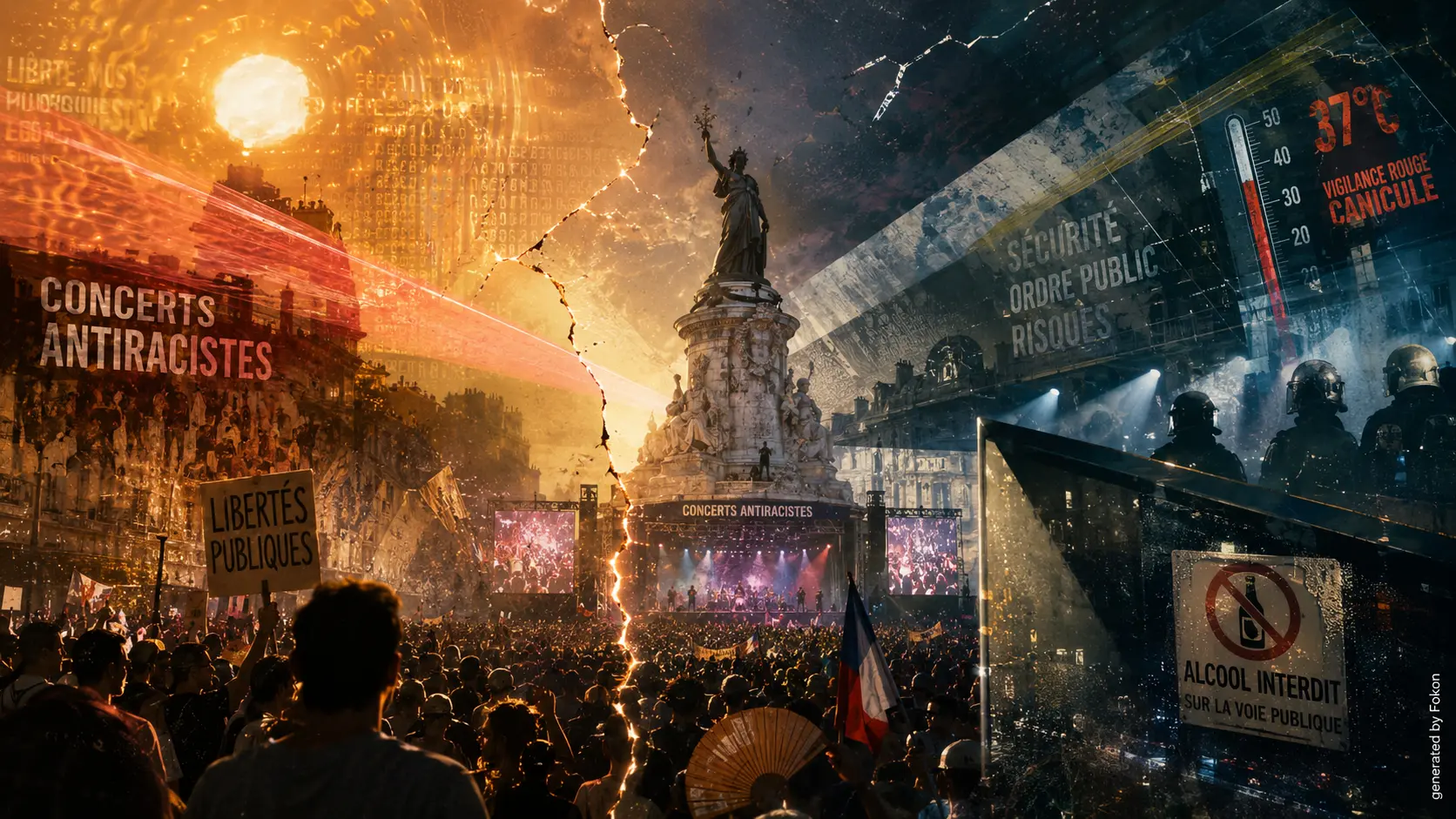 Fête de la musique à Paris : le concert de La France insoumise autorisé malgré la canicule et les restrictions sanitaires