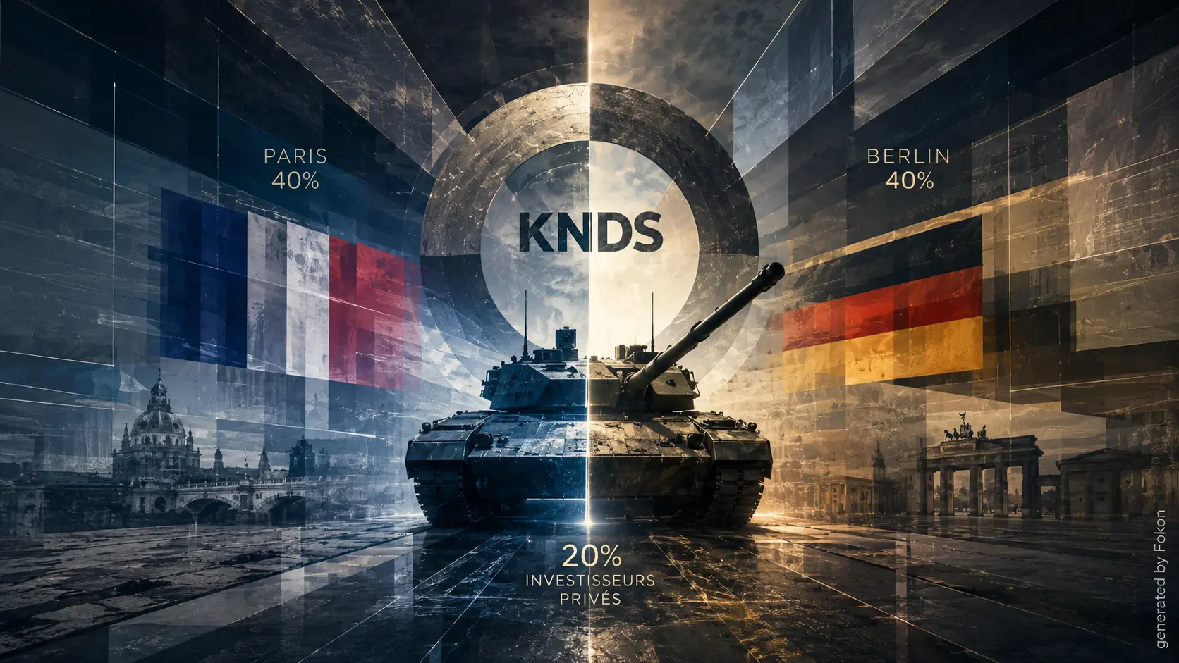 Défense : la France et l’Allemagne deviennent coactionnaires paritaires de KNDS avant son entrée en Bourse