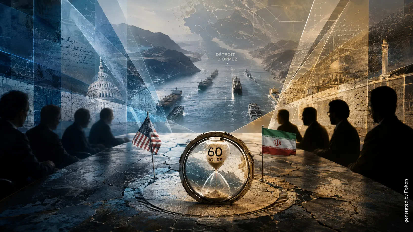 Négociations Iran-États-Unis : une feuille de route pour un accord sous 60 jours et des tensions sur le détroit d’Ormuz