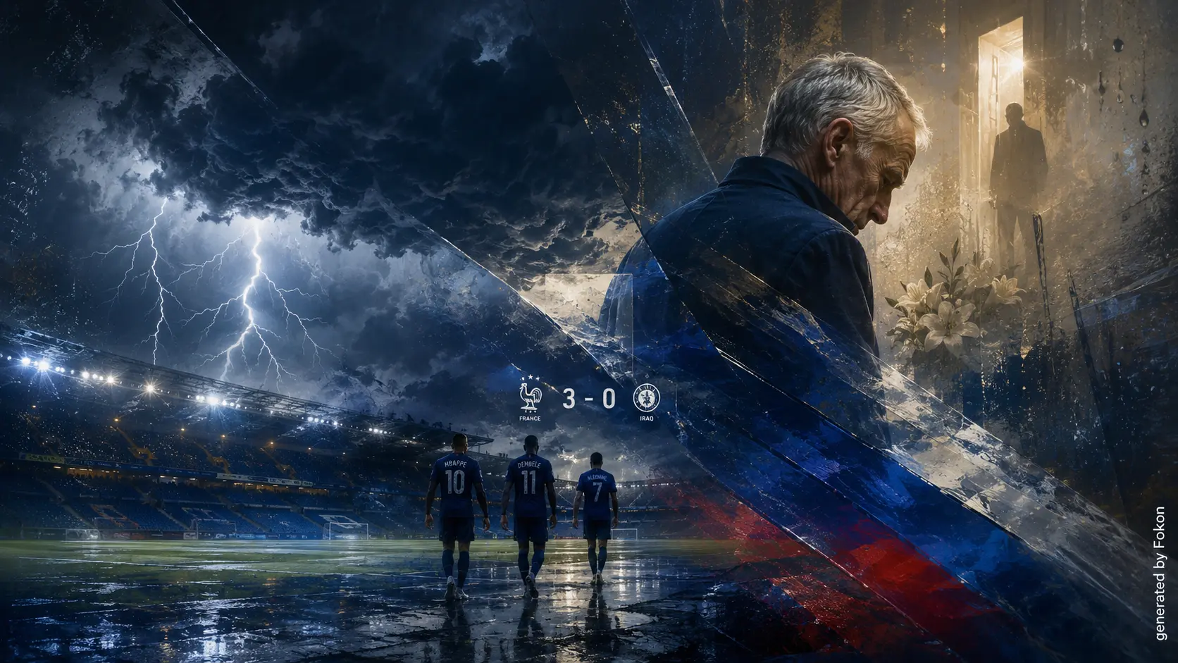 Coupe du monde 2026 : les Bleus qualifiés malgré une interruption record, Deschamps endeuillé