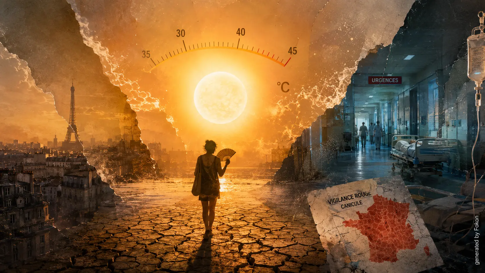 Canicule historique en France : records de température, plan Orsan niveau 3 et impacts sanitaires majeurs