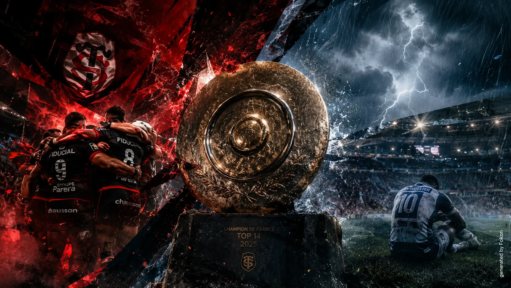 Top 14 : le Stade Toulousain remporte un quatrième titre consécutif face à Montpellier