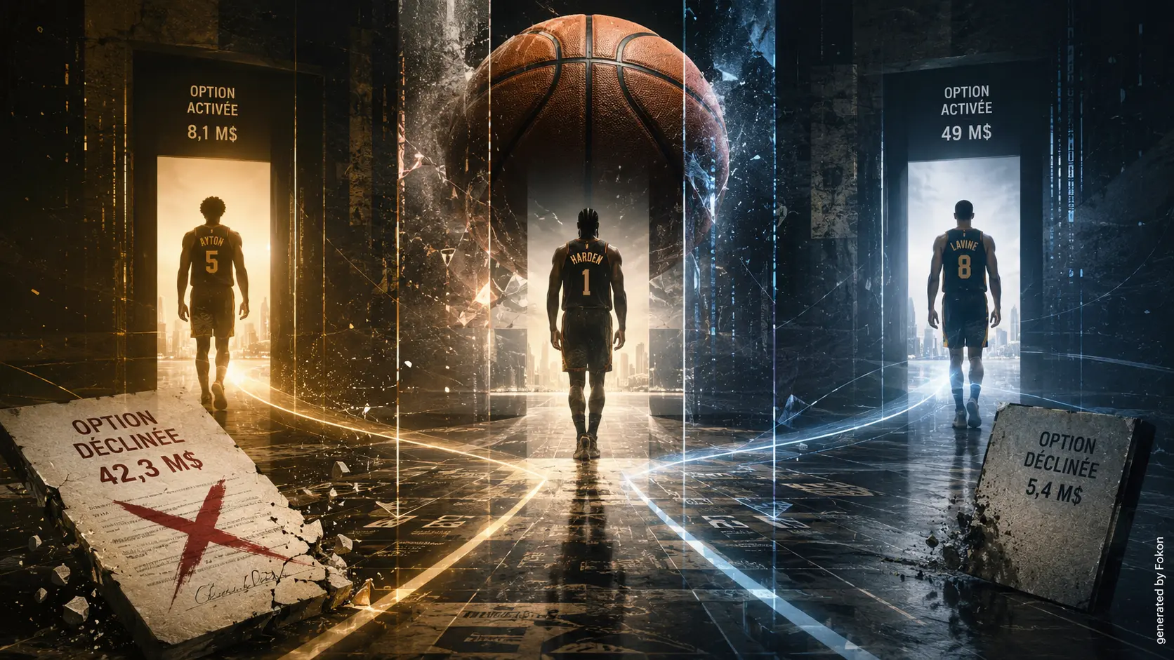 Basketball : trois stars NBA activent ou déclinent leurs options contractuelles en une journée