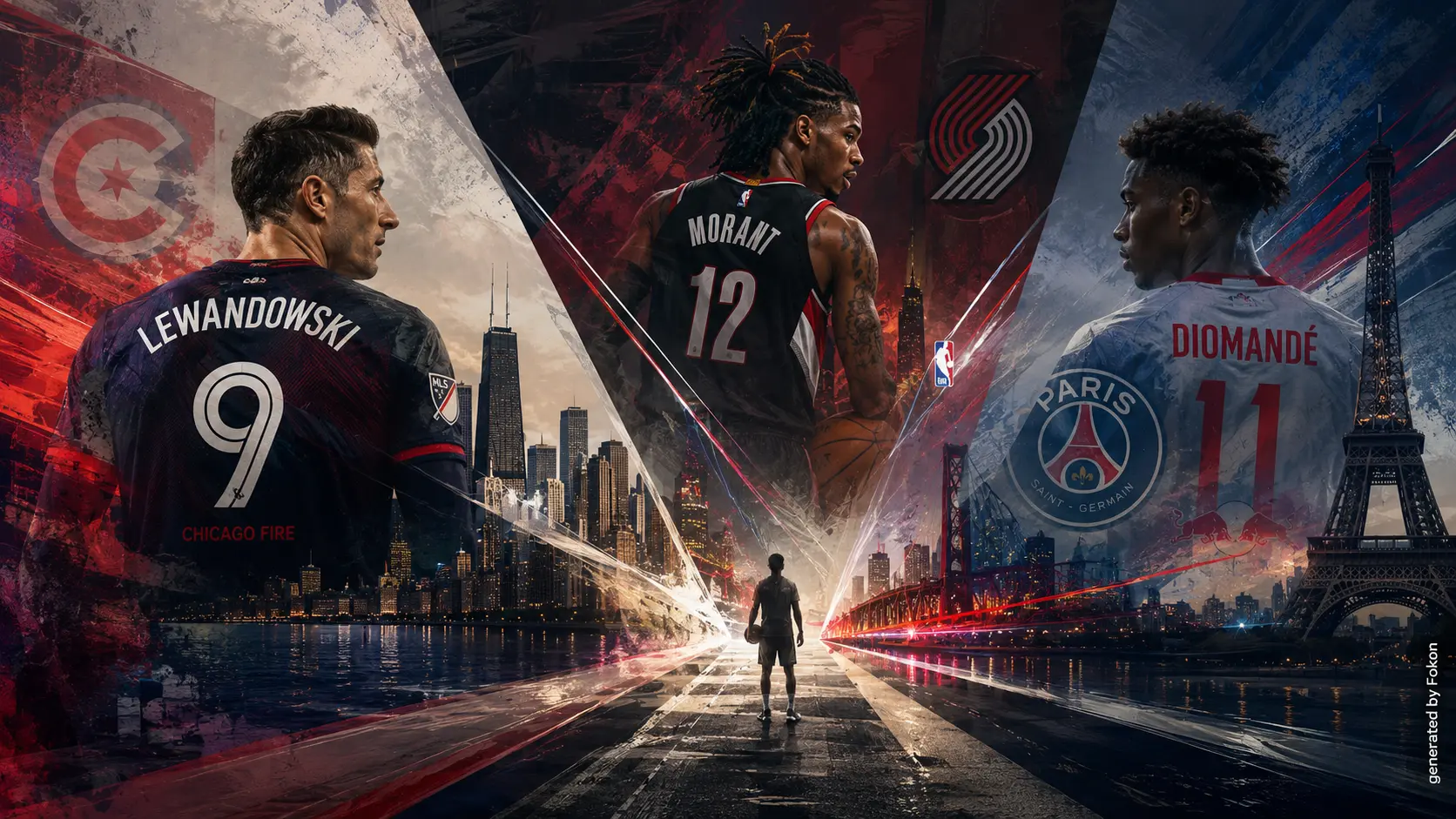 Mercato : Lewandowski rejoint Chicago, Morant part à Portland, Diomandé se rapproche du PSG